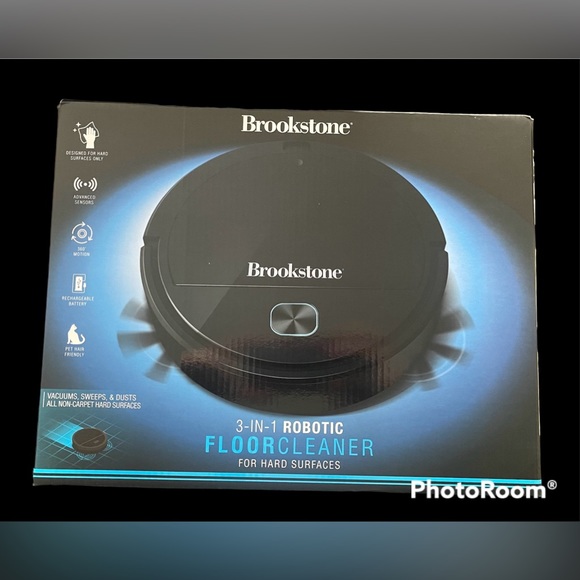Brookstone Other 3 In Robotic Floor Cleaner For Hard Surfaces